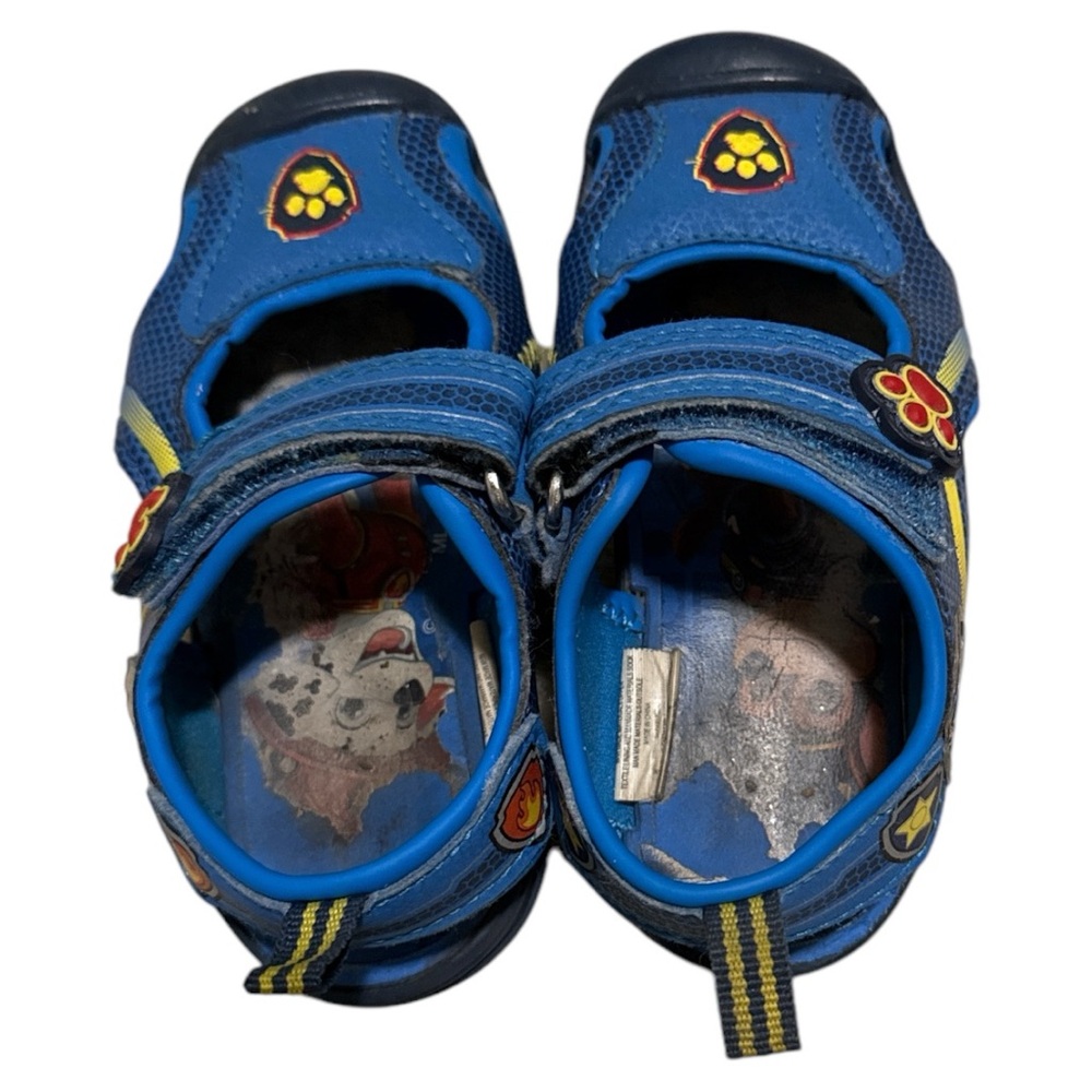 Paw Patrol Toddler Boy Light Up Sandals size 7 - Picture 2 of 3